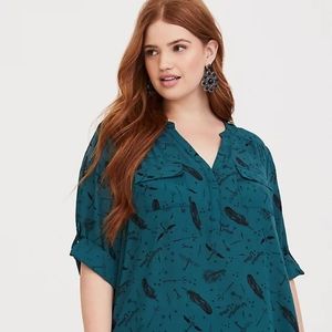 Harry Potter Harper Georgette Blouse Torrid Size 3